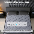 Giselle Bedding 34cm Queen Mattress Hybrid, Pocket Spring Bed Mattress