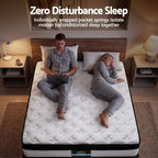 Giselle Bedding 31cm Mattress Euro Top Double