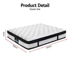 Giselle Bedding 31cm Mattress Euro Top Queen