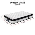 Giselle Bedding 31cm Mattress Euro Top Single