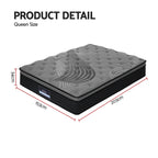 Giselle Bedding 34cm Mattress Bamboo Cover Queen
