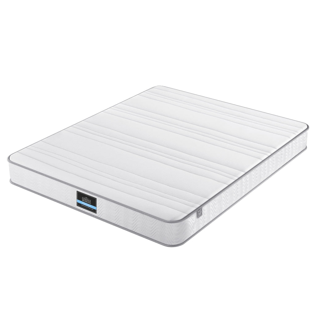 Giselle King Mattress 20cm with Reinforced Edge Support Egg-Crate Foam