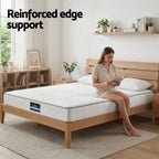 Giselle Queen Mattress 20cm with Reinforced Edge Support Egg-Crate Foam