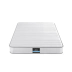 Giselle Single Mattress 20cm with Reinforced Edge Support Egg-Crate Foam
