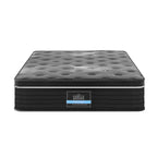 Giselle Bedding Single Mattress 35cm Euro Top with Graphene Cooling Comfort Medium Firm