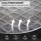 Giselle Double Mattress 26cm Firm Pocket Spring Dual Edge Support Dark Grey