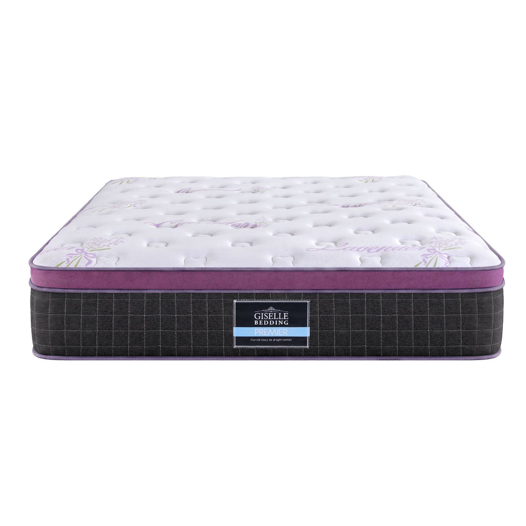 Giselle Double Euro Top Mattress Firm Pocket Spring Edge Support