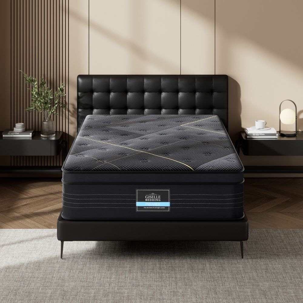 35cm Giselle Mattress Single Bed Bamboo Pocket Firm Foam