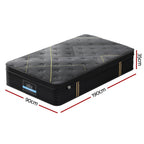35cm Giselle Mattress Single Bed Bamboo Pocket Firm Foam