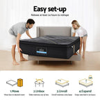 35cm Giselle Mattress Single Bed Bamboo Pocket Firm Foam