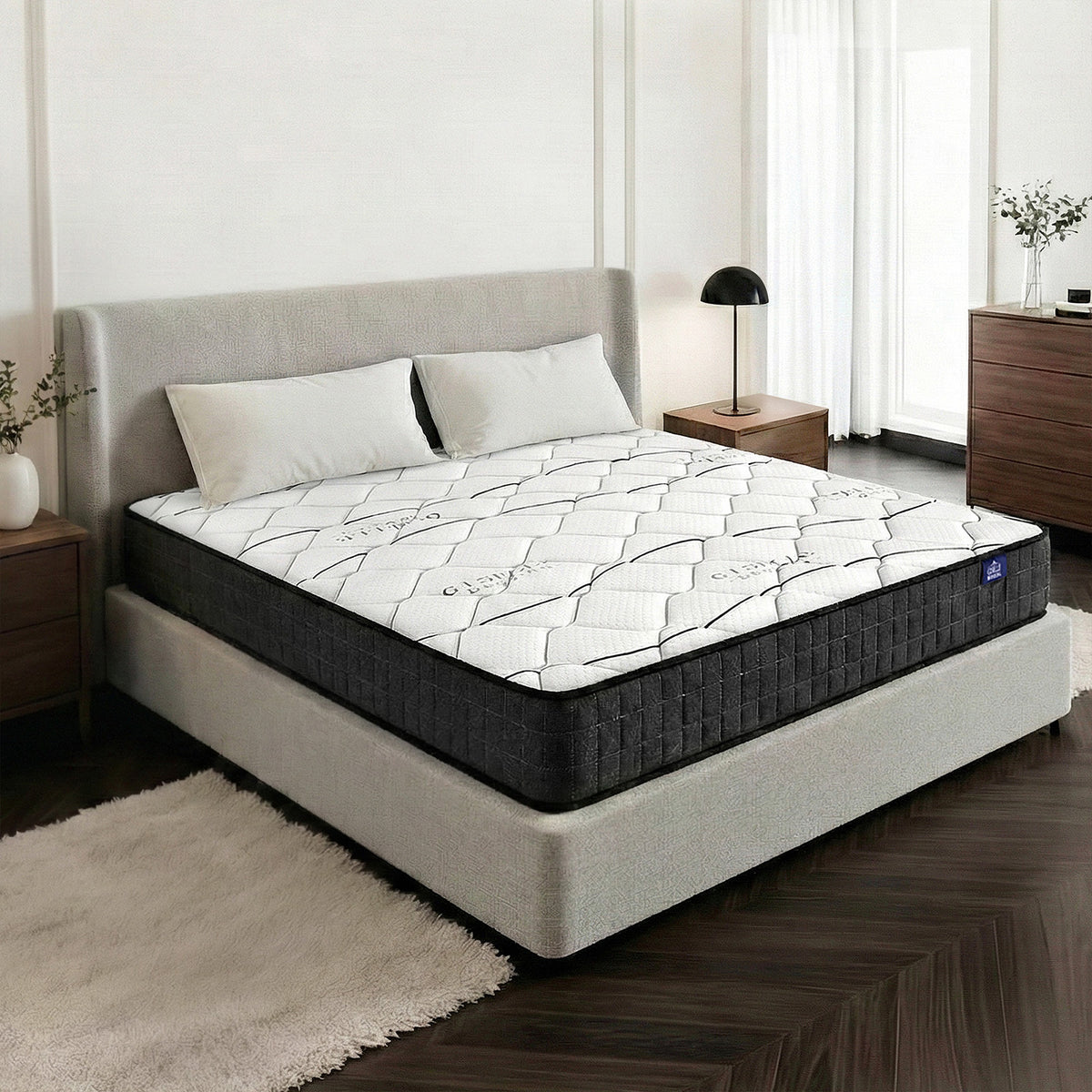 Giselle Bedding 16cm Mattress Medium Firm Queen