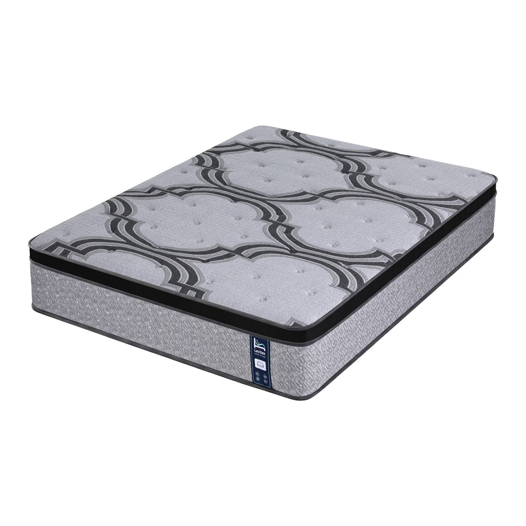 Levitex Double Mattress 34 cm 5-Zone Pocket Spring with Latex & Memory Foam or Extra Lumbar & Shoulder Support