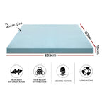 Giselle Bedding Memory Foam Mattress Topper Cool Gel 10cm Queen