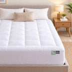 Giselle 5cm Double Memory Foam Mattress Topper Pillow Top with Gel Foam