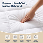 Giselle 5cm Queen Memory Foam Mattress Topper Pillow Top with Gel Foam