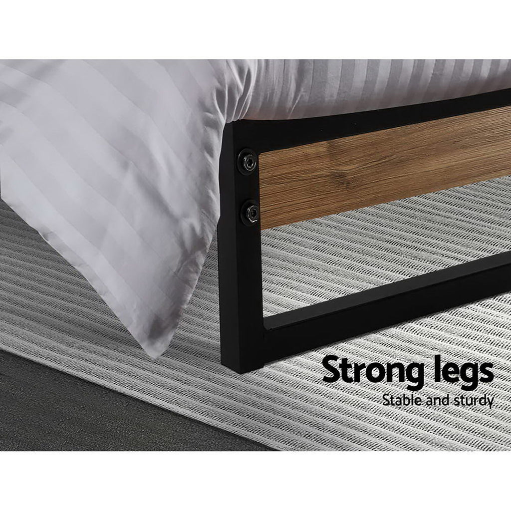 Artiss Bed Frame Metal Bed Frame DANE - King Single