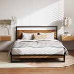 Artiss Bed Frame Queen Size Metal Bed Frame DANE