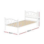 Artiss Bed Frame Single Size Metal Bed Frame GROA