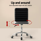 Artiss Computer Desk Office Chair Set Desks with Keyboard Shelf Try Black