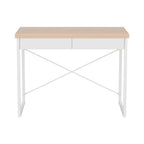 Artiss Computer Desk Drawer Storage Oak 100CM