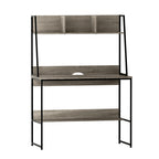 Artiss Computer Desk Bookshelf Storage Grey 100CM