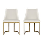 Artiss Dining Chairs Set of 2 Linen Fabric Frame Beige