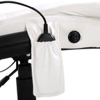 Artiss 8 Point Massage Office Chair Heated Seat Recliner PU White
