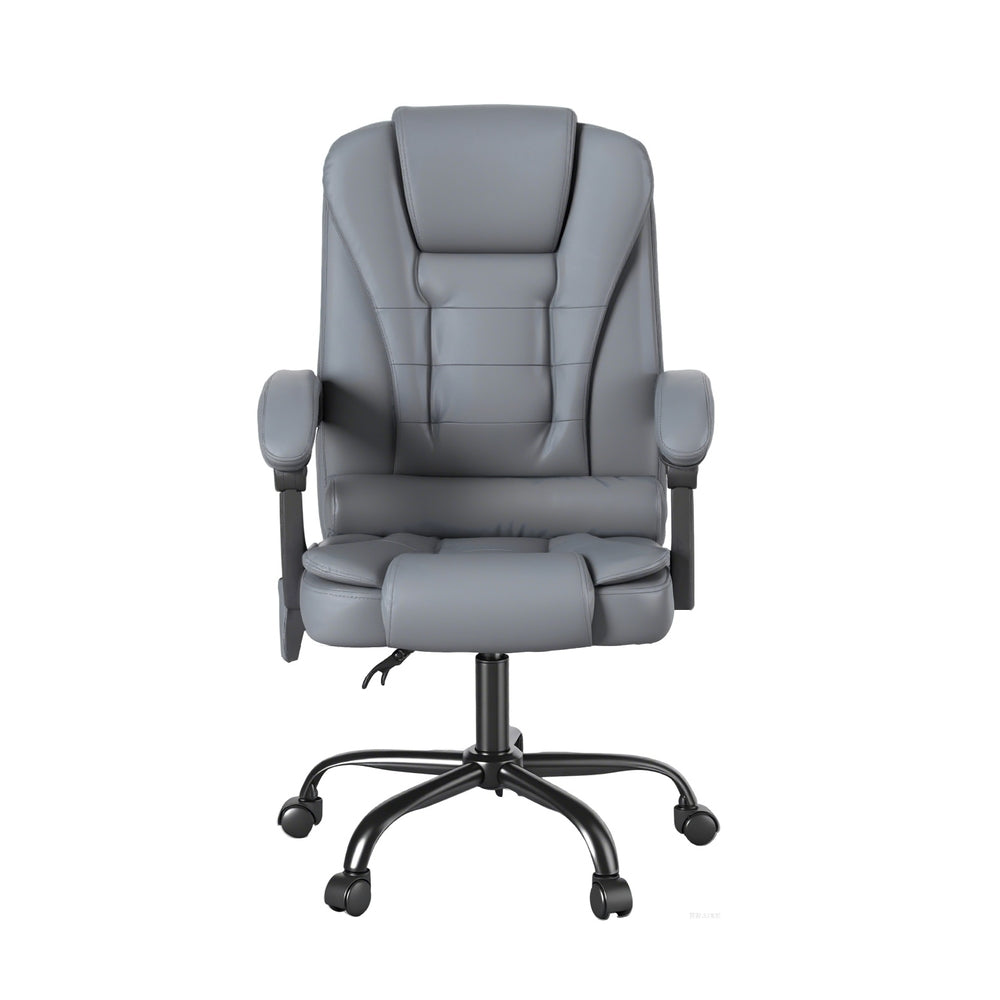 Artiss Executive Office Chair 4-Point Massage Adjustable Ergonomic Recline PU