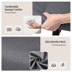 Artiss Gaming Office Chair Fabric Ergonomic with 2 Point Massage Grey