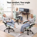 Artiss Ergonomic Gaming Office Chair with 2 Point Message Mint Green