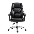 Artiss Executive Office Chair Leather Recliner Black