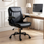 Artiss Executive Office Chair Mid Back Black