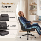 Artiss Executive Office Chair Mid Back Brwon