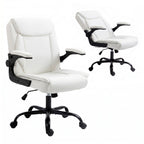 Artiss Executive Office Chair Mid Back White