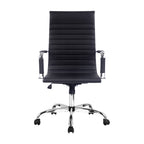 Artiss Office Chair Conference Chairs PU Leather High Back Black