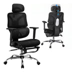 Artiss Ergonomic Office Chair Footrest Black