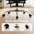 Artiss Ergonomic Office Chair Footrest Black