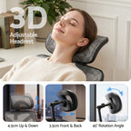 Artiss Ergonomic Office Chair Footrest Grey