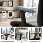 Artiss Ergonomic Office Chair Footrest Grey