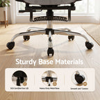 Artiss Ergonomic Office Chair Footrest Grey