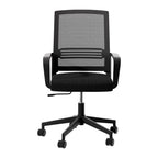 Artiss Mesh Office Chair Mid Back Black