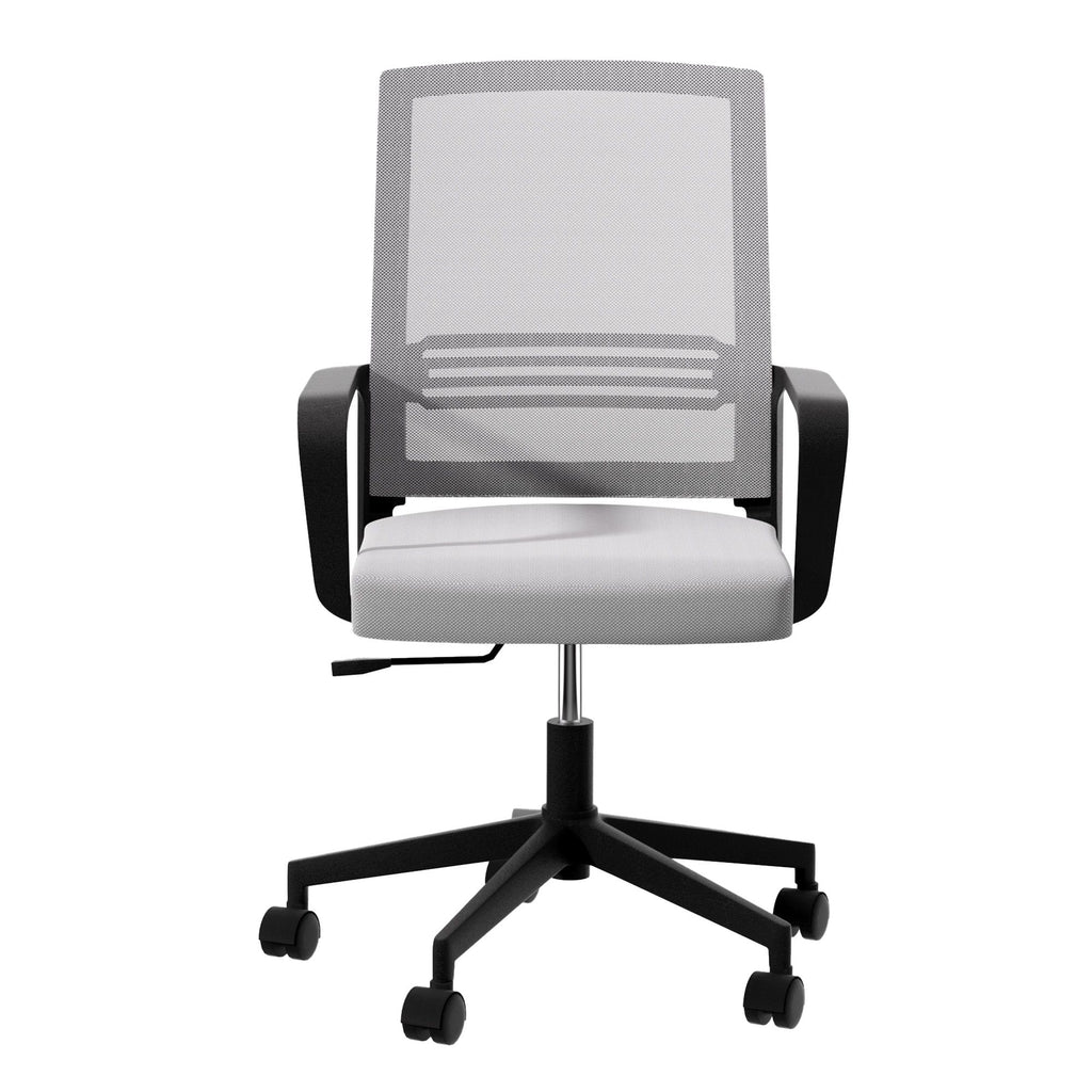 Artiss Mesh Office Chair Mid Back Grey