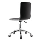 Artiss Office Chair Conference Chairs PU Leather Low Back Black