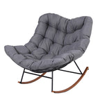 Gardeon Outdoor Rocking Chair Furniture Papasan Recliner Garden Patio Lounge Setting
