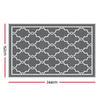 Gardeon Outdoor Rugs 152x244cm Large Carpet Reversible Area Mat PP Dual-Sided Patio Rug Maroc