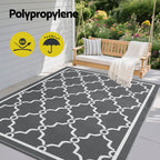 Gardeon Outdoor Rugs 152x244cm Large Carpet Reversible Area Mat PP Dual-Sided Patio Rug Maroc