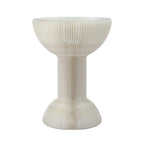 Artiss Paper End Table Honeycomb Coffee Table Foldable Round Bedside Side Table White 40x55cm