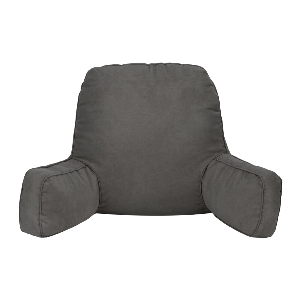 Giselle Reading Pillow Back Rest Lumbar Support Cushion Grey