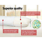 Giselle Bedding Body Support Pillow Bamboo Cover