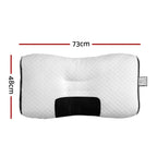 Giselle Bedding Contour Pillow Ergonomic Neck Pillow 48X73CM